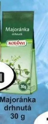 Adam Kotányi Majoránka drhnutá nabídka