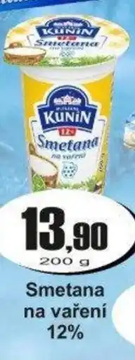 Adam Kunin Smetana na vaření 12% nabídka