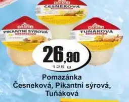 Adam VAHALA Pomazánka Česneková, Pikantní sýrová, Tuňáková nabídka