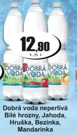 Adam Dobrá voda neperlivá Bílé hrozny, Jahoda, Hruška, Bezinka, Mandarinka nabídka