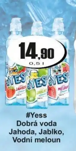 Adam #Yess Dobrá voda Jahoda, Jablko, Vodní meloun nabídka