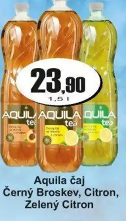 Adam Aquila čaj Černý Broskev, Citron, Zelený Citron nabídka