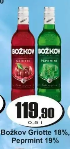 Adam Božkov Griotte 18%, Peprmint 19% nabídka