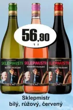 Adam Sklepmistr bílý, růžový, červený nabídka