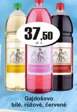 Adam Gajdošovo bílé, růžové, červené nabídka