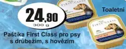 Adam Paštika First Class pro psy s drůbežím, s hovězím nabídka