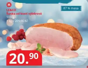 LE&CO Šunka od kosti výběrová