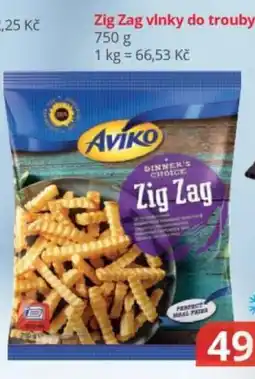 Potraviny CZ AVIKO Zig Zag vinky do trouby nabídka