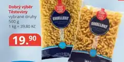 Potraviny CZ Dobrý výběr Těstoviny nabídka