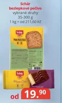 Potraviny CZ Schär bezlepkové pečivo nabídka