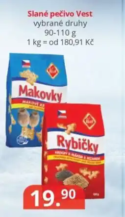Potraviny CZ Slané pečivo Vest nabídka
