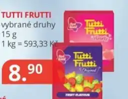 Potraviny CZ Tutti Frutti nabídka