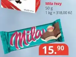 Potraviny CZ Mila řezy nabídka