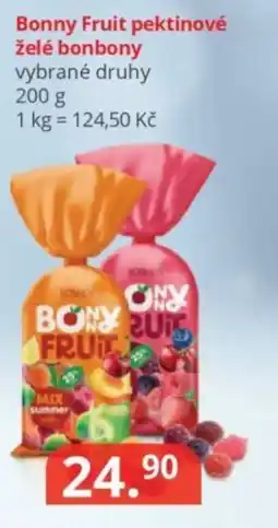 Potraviny CZ Bonny Fruit pektinové želé bonbony nabídka