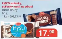 Potraviny CZ EMCO sušenky, sušenky mysli na zdraví nabídka