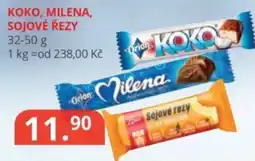 Potraviny CZ Koko, Milena, Sojové řezy nabídka