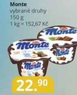 Potraviny CZ Zott Monte nabídka