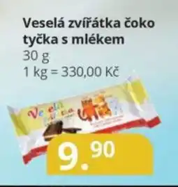 Potraviny CZ Veselá zvířátka čoko tyčka s mlékem nabídka