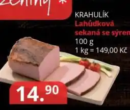 Potraviny CZ KRAHULIK Lahůdková sekaná se sýrem nabídka
