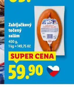 Lidl Zabijačkový točený salám nabídka