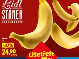 Lidl Banány nabídka