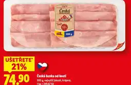 Lidl Česká šunka od kosti nabídka