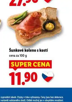 Lidl Šunkové koleno s kostí nabídka