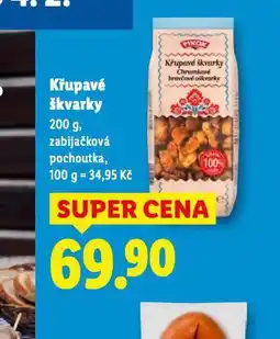 Lidl Křupavé škvarky nabídka