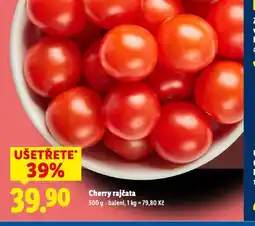 Lidl Cherry rajčata nabídka