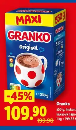Lidl Granko nabídka