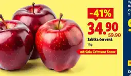 Lidl Jablka červená nabídka