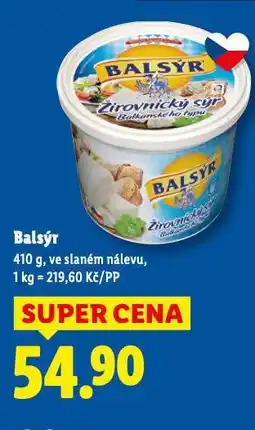 Lidl Balsýr nabídka