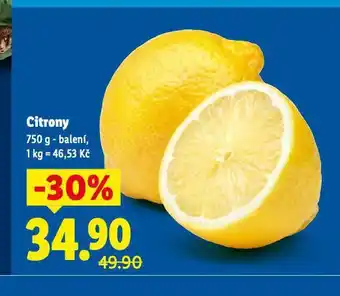 Lidl Citrony nabídka