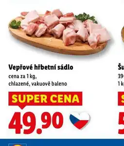 Lidl Vepřové hřbetní sádlo nabídka