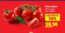 Lidl Cherry rajčata nabídka