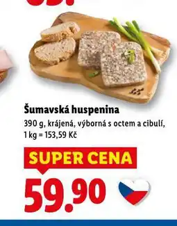 Lidl Šumavská huspenina nabídka