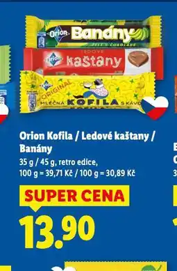 Lidl Orion banány nabídka