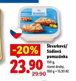 Lidl Sádlová pomazánka nabídka