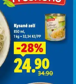 Lidl Kysané zelí nabídka