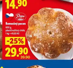 Lidl Řemeslný pecen nabídka