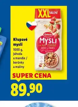 Lidl Křupavé müsli nabídka