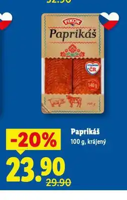 Lidl Paprikáš nabídka