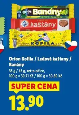 Lidl Orion ledové kaštany nabídka