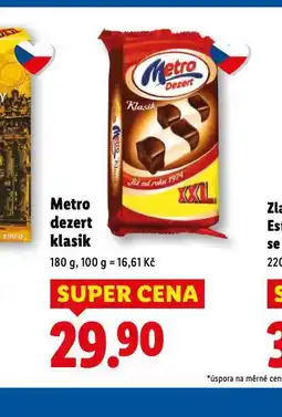 Lidl Metro dezert klasik nabídka