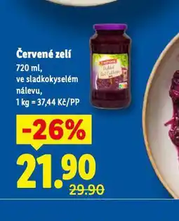 Lidl Červené zelí nabídka