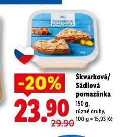 Lidl Škvarková pomazánka nabídka