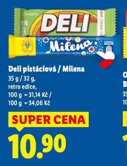Lidl Deli pistáciová nabídka