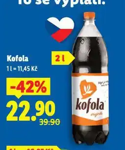 Lidl Kofola nabídka