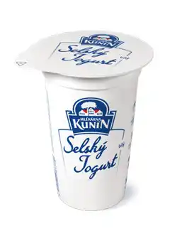 CBA Kunín Selský jogurt bílý 200g nabídka