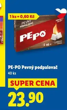 Lidl Pe-po pevný podpalovač nabídka